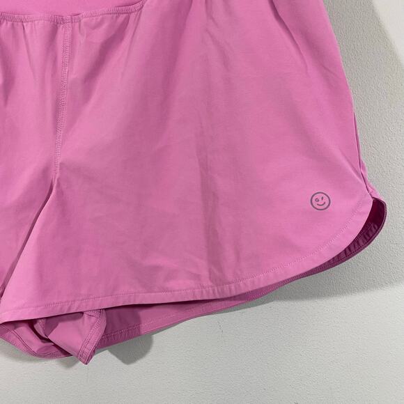 Gilly Hicks by Hollister Pink High Rise Lined Active Running Shorts Size XL - Picture 3 of 7